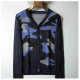 Limited 10% off spring merino fine wool skin-friendly soft spliced ​​camouflage men's cardigan sweater 3001 p30