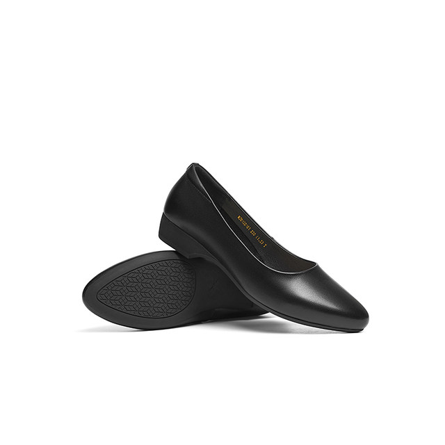 Red Dragonfly Single Shoes for Women 2025 Autumn New Women's Shoes Black Leather Shoes Soft Sole Genuine Leather Work Shoes Comfortable Mom Shoes