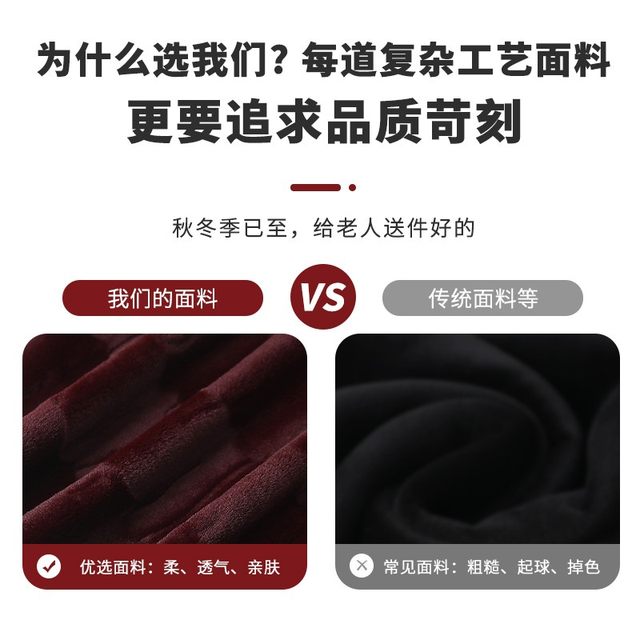 Middle-aged and elderly women's autumn and winter vest grandma wearing horse clips and wearing elderly clothes outside 60-year-old mother's vest new style