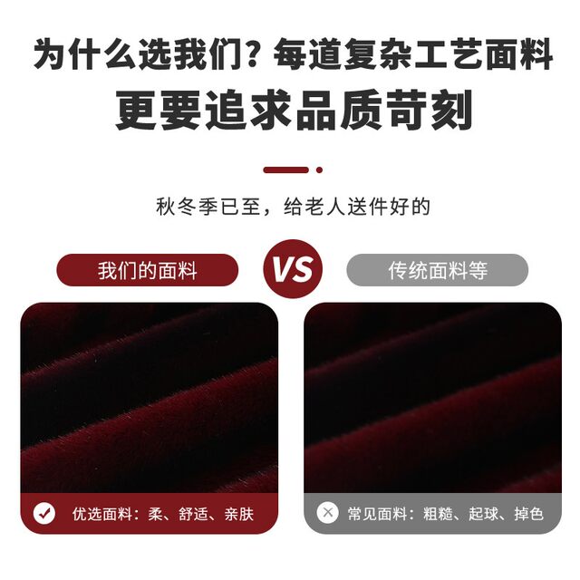 noble grandma winter clothes plus velvet coat elderly old lady imitation mink coat mother plus velvet thick cotton jacket women
