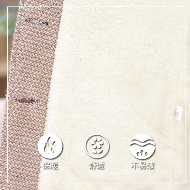 Elderly, winter dress female grandma, autumn and winter jacket mothers plus velvet, warm and warm coat, old lady, old man clothes
