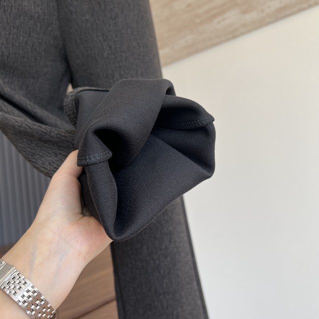 New style of women's casual pants for mothers, high waist, slim and spring and autumn, versatile and fashionable winter style elastic waist, middle-aged and elderly trousers