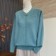 Fashion new mother's clothing autumn knitted sweater top with middle-aged and elderly women's bottoming versatile sweater