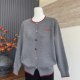 Autumn new knitted cardigan mother's fashion fashionable top button long-sleeved middle-aged women's versatile coat sweater