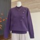 Fashion new mother's clothing autumn and winter thickened sweater tops middle-aged and elderly women's half turtleneck warm and versatile sweater