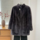 Middle-aged and elderly mother's mink velvet coat women's winter casual versatile mother-in-law daily winter wear loose lightweight coat