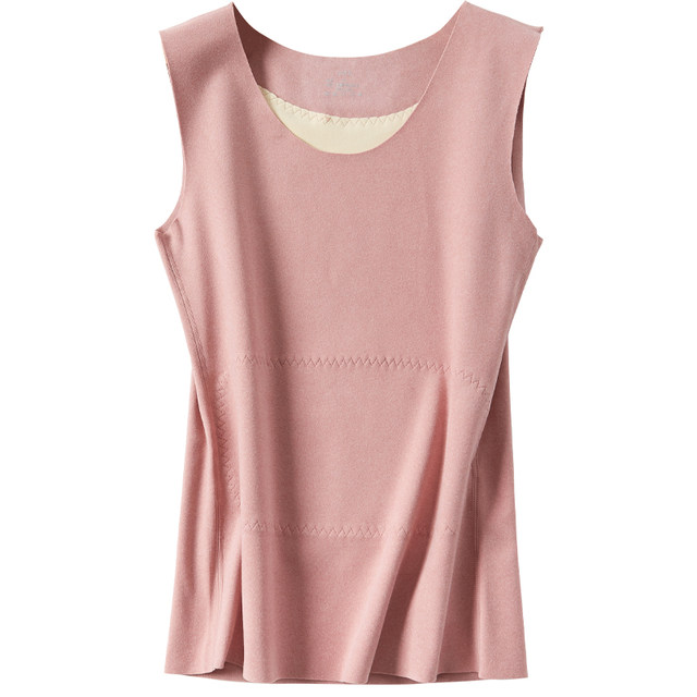 DeRong thermal vest for women, plus velvet and thickening, for winter, seamless heating, inner vest, sling, inner base cotton vest