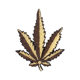 Exquisite maple leaf brooch, high-end women's anti-exposure clothing pin, accessories, niche design corsage, temperament, retro jewelry