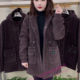 Middle-aged and elderly mothers' chenille cotton coats for women 2025 new autumn and winter loose mid-length corduroy coats