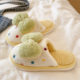 
2025 New Furry Shoes Women's Winter Indoor Home Cute Polka Dot Bow Plush Warm Baotou Cotton Slippers