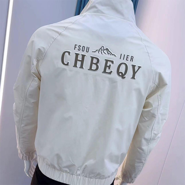 Spring and Autumn New Men's Jacket Korean Slim Jacket Thin Stand Collar Fashionable Casual Handsome Fashionable Brand Top