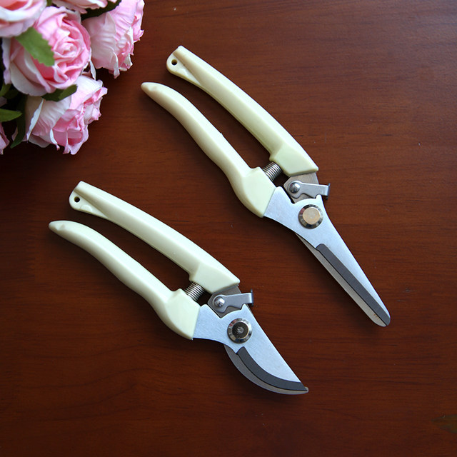 Flower artist recommends gardening scissors branch flower cutting hardware scissors pruning garden home flower arrangement tool