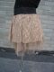 Wild model cute super skirt lace skirt bottom skirt, puffy skirt, black apricot yellow yellow mini skirt special price