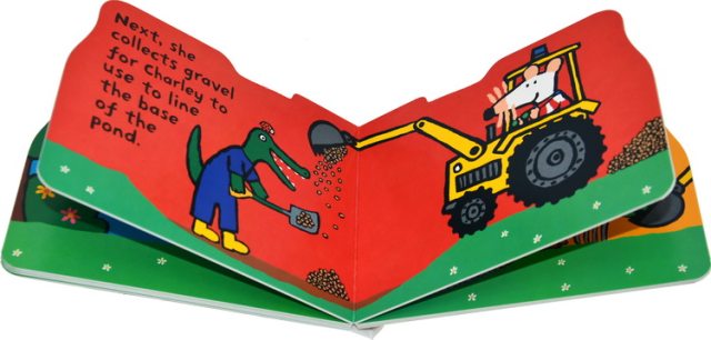 Maisy Mouse Bobo original English picture book vehicle shape children's picture book board book Lucy Cousins ​​6 volumes sold together Maisy's Fire Engine/Digger/Train