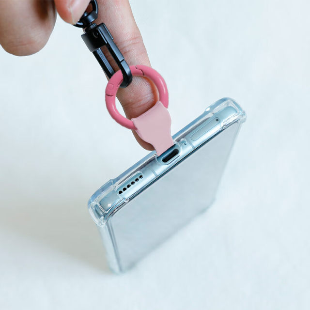 Mobile phone lanyard patch, strong and durable silicone anti-lost artifact clip, high-end back sticker fixed gasket, men's and women's pendant