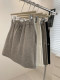 Showing long legs~ American A-line sports short skirt for women! Summer anti-exposure elastic waist to show slim cotton casual skirt