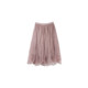 Meat rolls are slightly fat big size women's clothing petals irregular hem fat mm fairy atmosphere feeling skirt gauze skirt summer