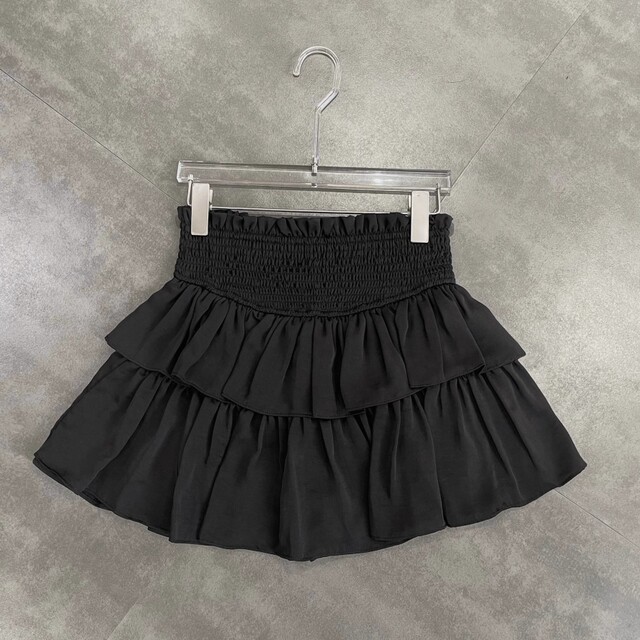 French retro white puffy cake skirt high-waisted short skirt pants for women in spring and autumn with bottoming ballet skirt