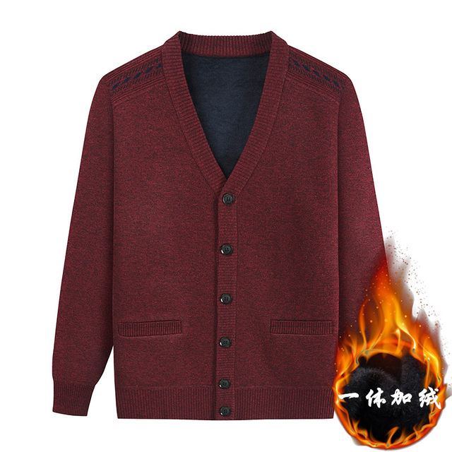Middle-aged And Elderly Padded Jacket Father Winter Clothes main image 1