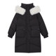 IEF/Aiyi 2024 Winter New Fashion Big Mao Terry Hooding Large size Slim and warm down long jacket