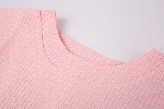 Foreign trade list, loose large size, round neck solid color pullover T-shirt for fat mm, short style, versatile, casual, short-sleeved, simple for age