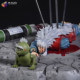 Naruto gk Jiraiya's death scene Toad Sage figure model ornament gift