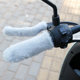 
New imitation plush handlebar cover winter handlebar gloves electric vehicle motorcycle three-wheel anti-cold anti-slip warm winter universal