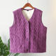 New style vest for the elderly, spring and autumn outer wear, middle-aged and elderly women plus size plus size special body vest for mothers