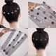 Hair cutting artifact 2025 new butterfly camellia slap hair clip for women's back of head fixed combing hair card