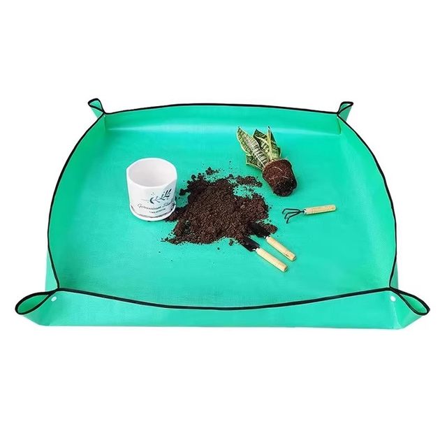 Household gardening supplies land pads, fleshy green planting balcony flip pots, soil pads mixing soil planting tool waterproof cushion
