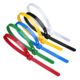 Retractable buckle nylon cable tie removable removable color plastic gardening cable tie reusable buckle