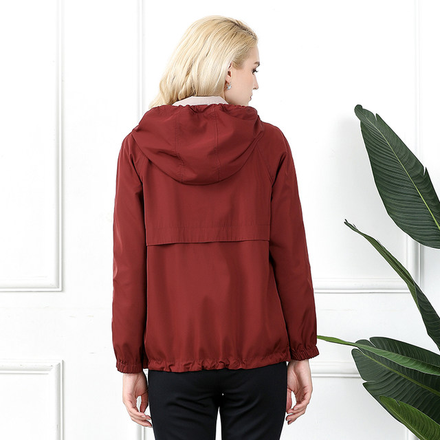 Qianyao's mother dressed in middle-aged and elderly 2024 spring trench coat for women cardigan solid color double-sided coat fashionable casual women