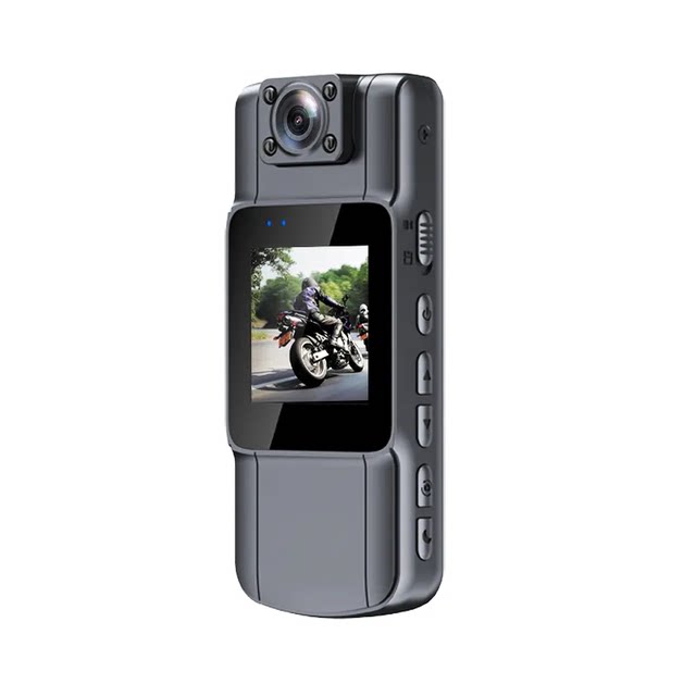 Professional 4K ultra-high definition wireless camera with screen WIFI wireless camera recorder lapel clip wearing video head night vision camera