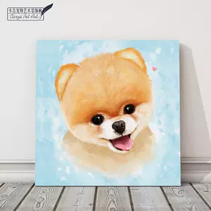 博美犬画 新人首单立减十元 22年8月 淘宝海外