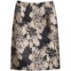 Elegant style jacquard skirt for women 2025 summer new high waist mid-length slit one-step skirt hip-covered mid-skirt