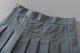 Spring and Autumn Anti -Wet Light Hong Kong flavor pleated skirt college style A -line skirt hip slimming high waist sweet age reduction half body skirt
