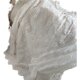 Fresh full body three-dimensional flower embroidered trumpet sleeve long sleeve stand collar white lace base shirt ladies top
