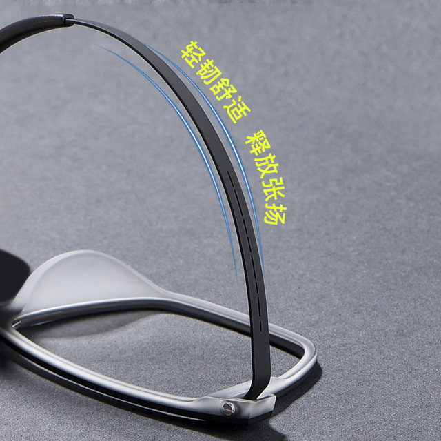 Pure titanium anti-blue light reading glasses for men and elderly ultra-light high-definition reading glasses for women 50 100 200 250 300 degrees