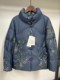 Counter product winter new mother's wear down jacket white duck down jacket middle-aged and elderly warm embroidered grandma top women