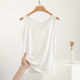 Moder suspender vest underwear female wearing ice silk mask wide shoulder sleeveless cuffy, cuffns, base, summer thin worker top
