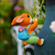 Cute climbing rabbit balcony wall hanging garden flower pot pendant landscaping decoration climbing tree ornament hanging parts