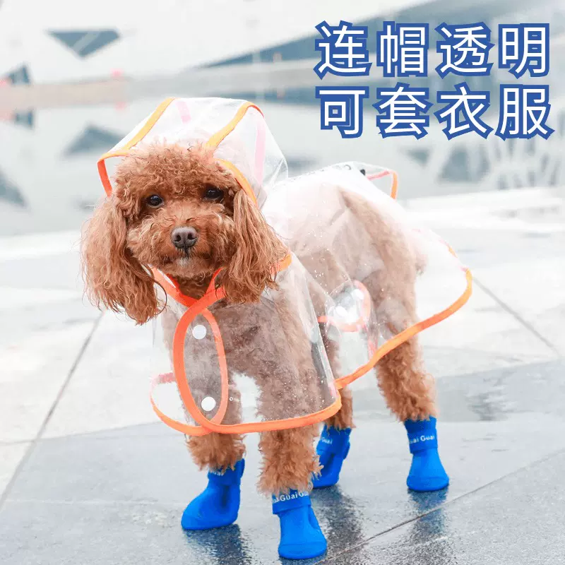 狗狗雨衣泰迪小型犬中型犬雨披柴犬小狗防水比熊柯基