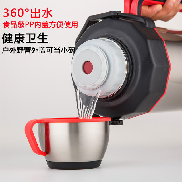 5000ml extra large thermos bottle household 5 liter large capacity thermos cup hot water kettle car portable thermos kettle 5L