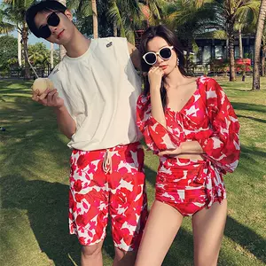 花色比基尼泳衣 新人首单立减十元 22年4月 淘宝海外