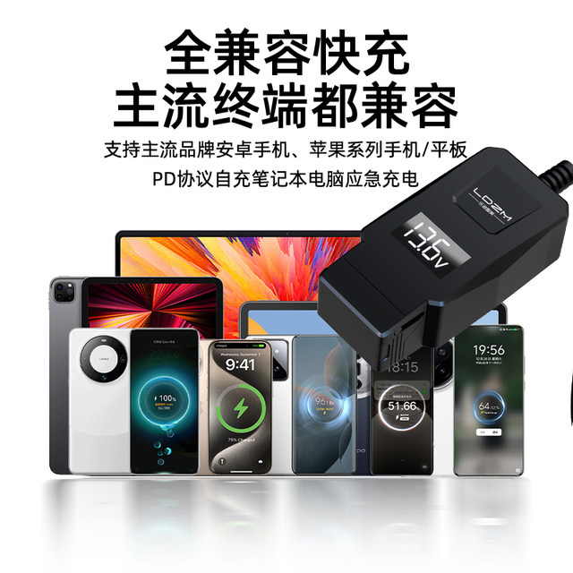 LDZM is fully compatible with 120W handlebar modified mobile phone charger suitable for Xiaomi VIVO, Huawei, OnePlus and Samsung fast charging