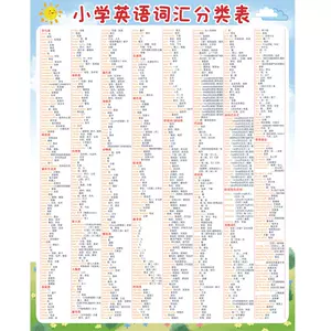 小学英文单词表 新人首单立减十元 22年2月 淘宝海外
