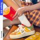Reading hamburger shoes, high-value thick-soled shoes for women, 2025 new niche original versatile casual bread shoes
