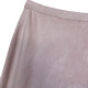 La series counter genuine intellectual solid color suede asymmetric hem long skirt spring and autumn 20012687