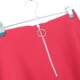 F21 counter genuine versatile solid color zipper A-line short skirt umbrella skirt skirt 227849
