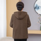 New mother autumn and winter clothes plus large size warm jacket top for middle-aged and elderly women winter plus velvet thickened jacket
